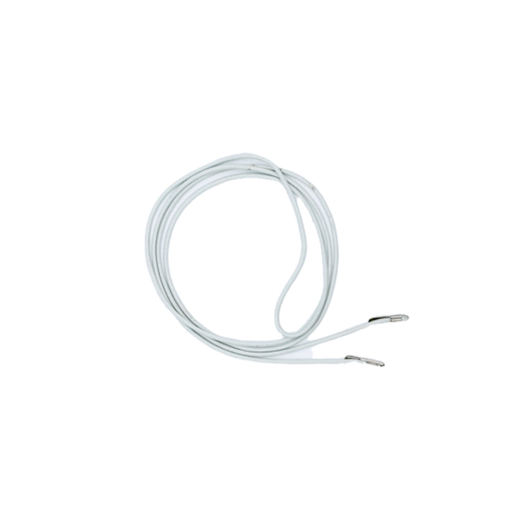 [EC32] 32'' White Elastic Neck cord (100/Pack)