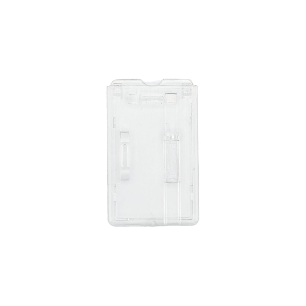 [HPBH-XSLD] 2-1/8 x 3-3/8'' (54 x 85mm) Vertical Top Load Rigid Plastic Holder with Slider (500/Pack)