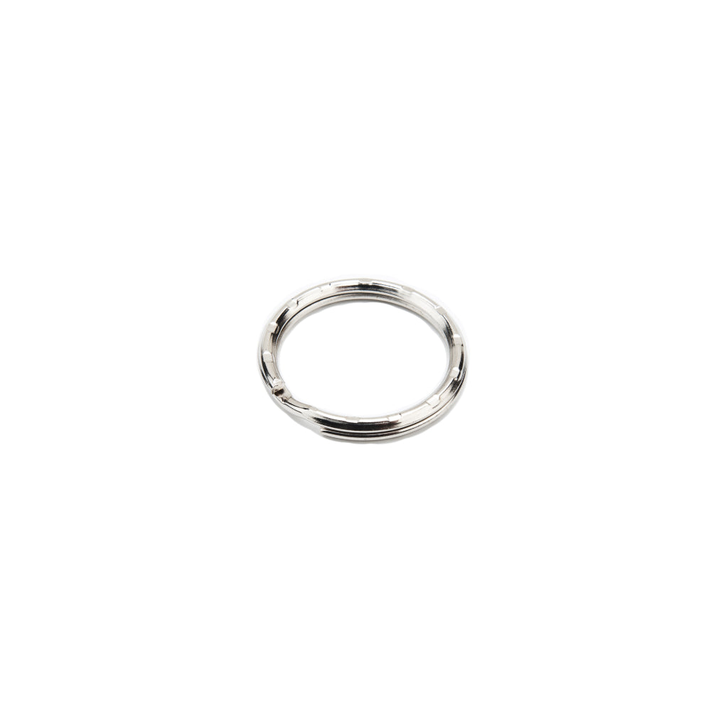 [K61-25] 1'' (25mm) Round Edge Key Chain Split Ring (500/Pack)