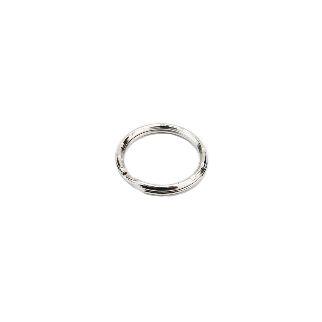 [K61-28] 1-1/8'' (28mm) Round Edge Key Chain Split Ring (500/Pack)