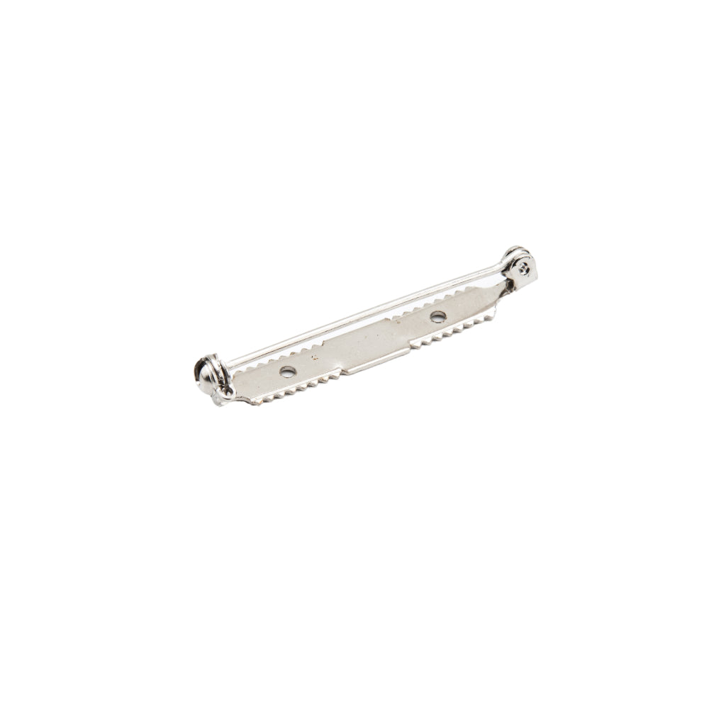 [103-T] 1.5'' Serrated Bar Pin with Locking Safety Catch (100/Pack)