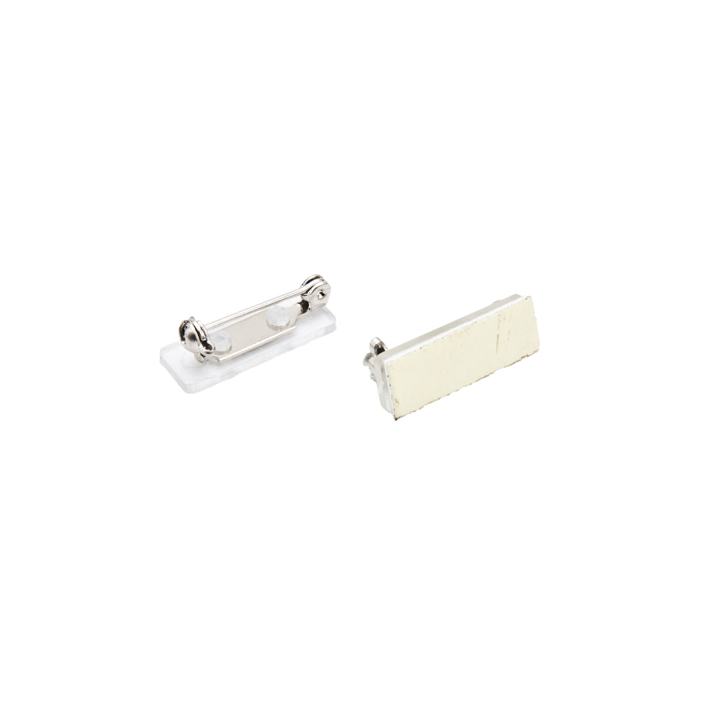 [106-PS] 3/4''Bar Pin with Locking Safety Catch and Adhesive Vinyl Pad